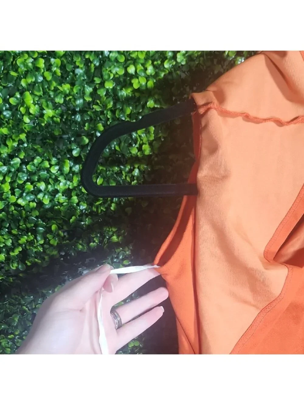 SHEIN Orange Pink Mini Dress XS